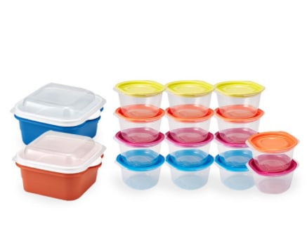 Similex Cookbap Microwave Steamer Set | 2 Steamers + 14 Rice Storage Containers, Mixed Colors