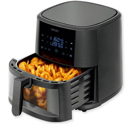 Nordicook Large Capacity 9L Transparent Window Digital Air Fryer