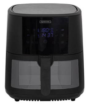 Nordicook Large Capacity 9L Transparent Window Digital Air Fryer