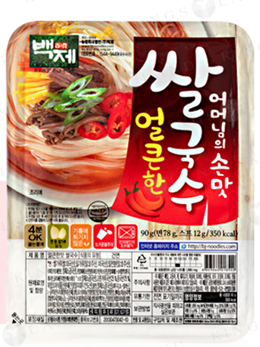 Baekje Rice Noodles - Spicy Flavor 92g