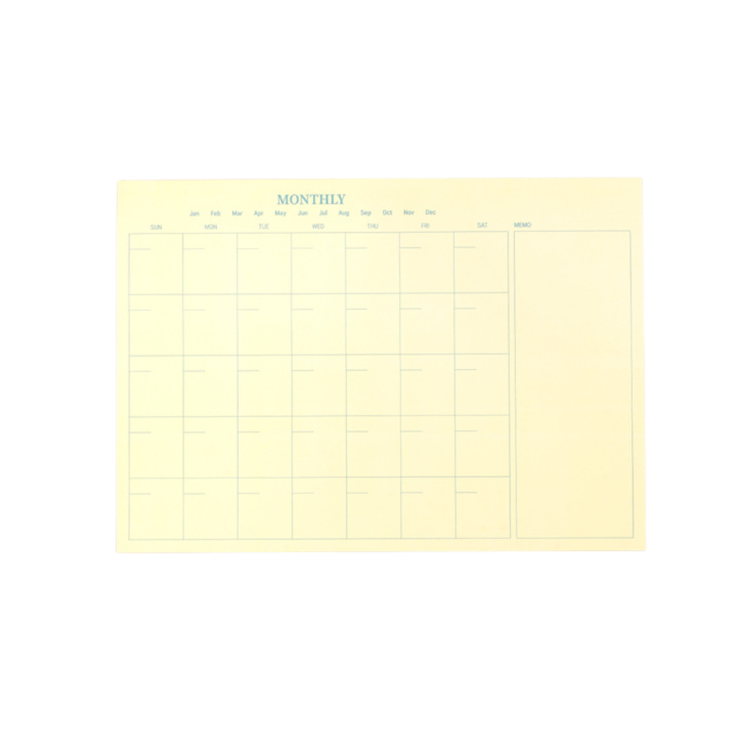 Monthly Memo Pad A4 30 sheets