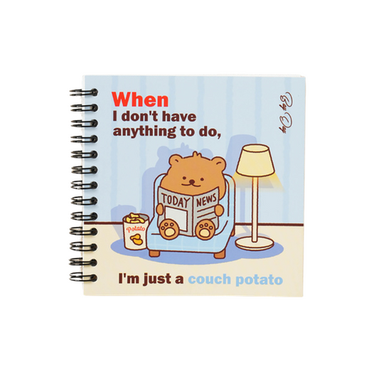 I'm just a couch potato' Wired Notebook 80 Pages