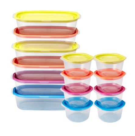 Similex Cookbap Container Set | 14 Pieces, Random Colors