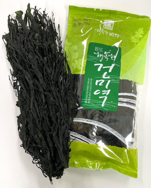 Wando Happy Geonmi Premium Sun-Dried Sanmo Miyeok Seaweed, 400g