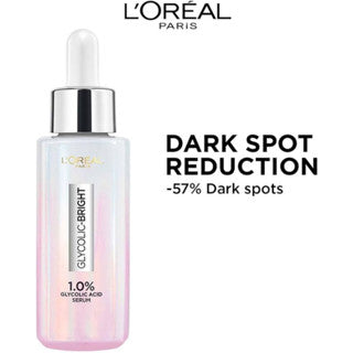 L’Oréal Paris Glycolic Bright Facial Serum 30ml – Reveal Radiant, Even-Toned Skin